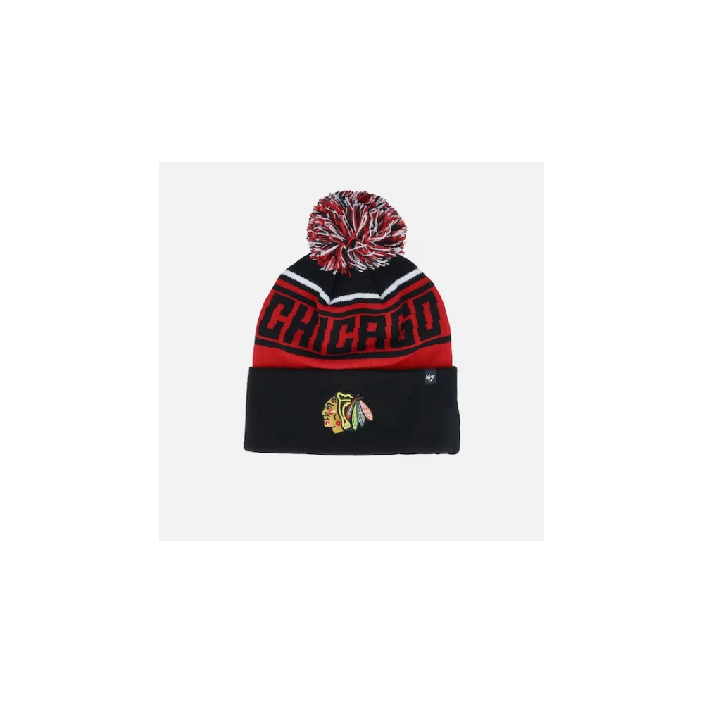 Bonnet NHL 47 Knit pom Chicago CCM Bonnet NHL 47 Knit Pom Chicago -Hockey Équipement Magasin bonnet nhl 47 knit pom chicago